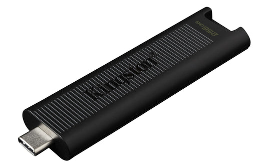Kingston USB DT MAX 256GB Tipo C 3.2 Gen 2 Lectura: 1.000MB/seg Escritura: 900MB/seg (DTMAX/256GB)