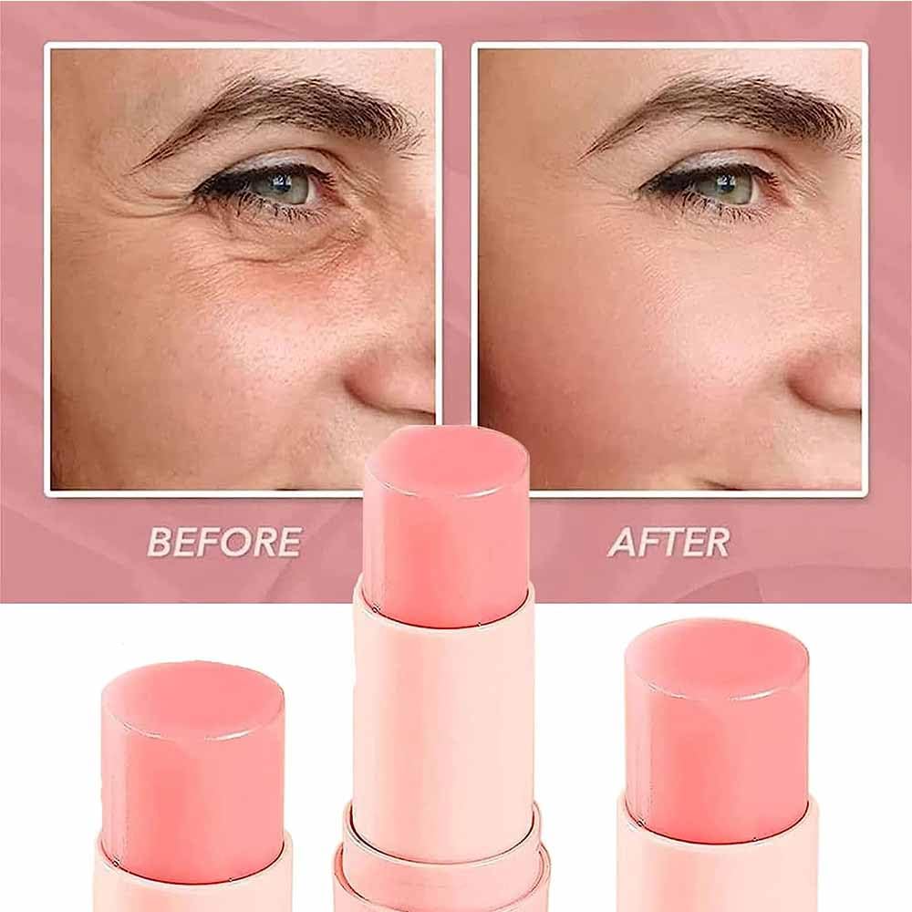 Barra De Bálsamo Hidratante Que Aumenta El Colágeno - Bálsamo Antiarrugas De Rebote De Corea Para El Cuidado Instantáneo De Las Arrugas Y Suero Facial - Barra De Bálsamo Hidratante Para Mujeres (1PCS)