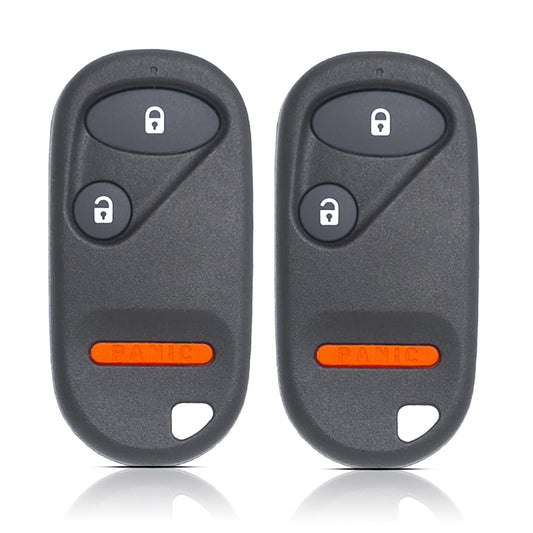MechanMagic - Llave de repuesto para Honda Civic DX EX LX/Honda Pilot 2001 2002 2003 2004 2005 2006 2007 NHVWB1U523 Control remoto de entrada sin llave NHVWB1U521 72147-S5A-A01 (paquete de 2 (paquete
