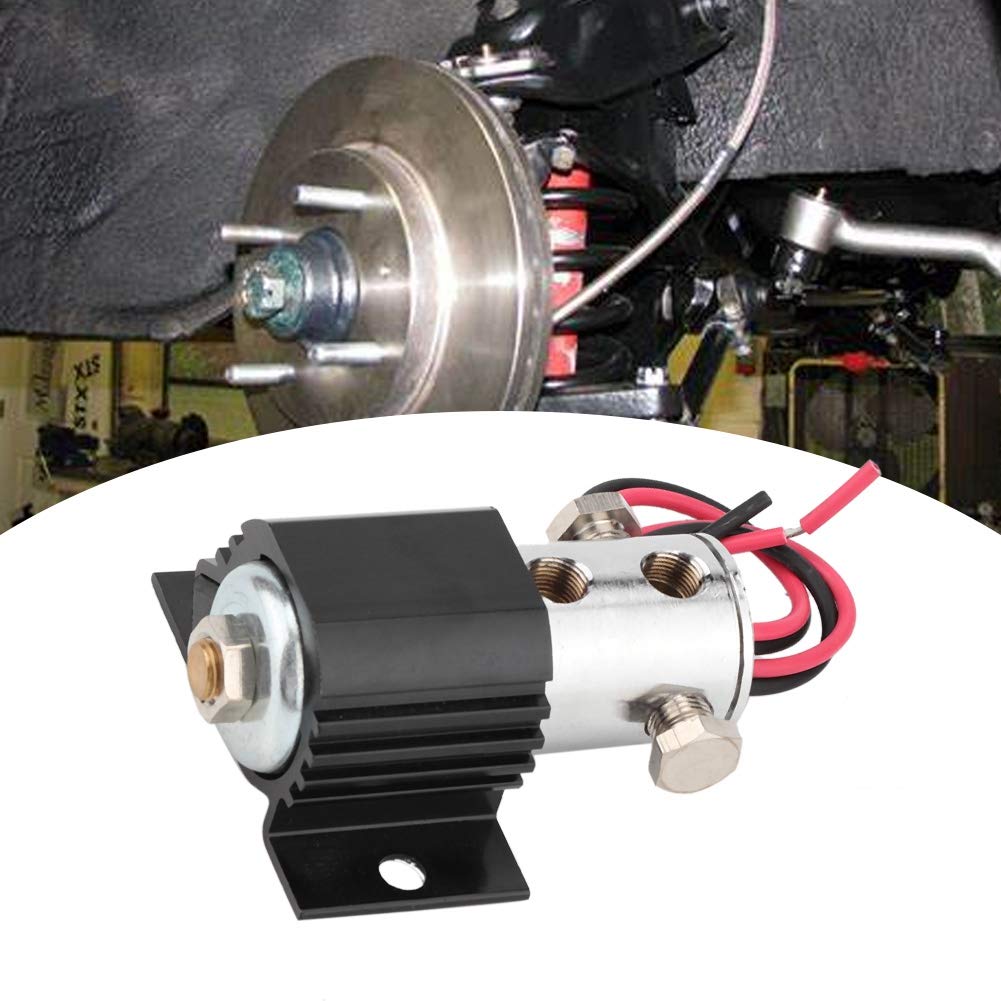 Qiilu Kit de bloqueo de línea de freno, bloqueo de freno universal Kit de control de balanceo de freno Kit eléctrico Soporte de colina para sistemas eléctricos de 12-16 voltios