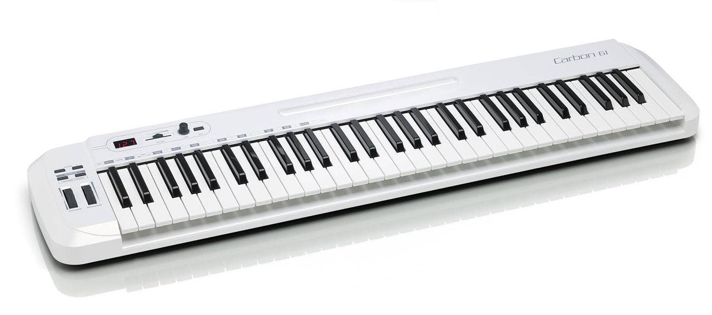 Controlador Midi Samson SAKC61 Carbón 61 Teclas