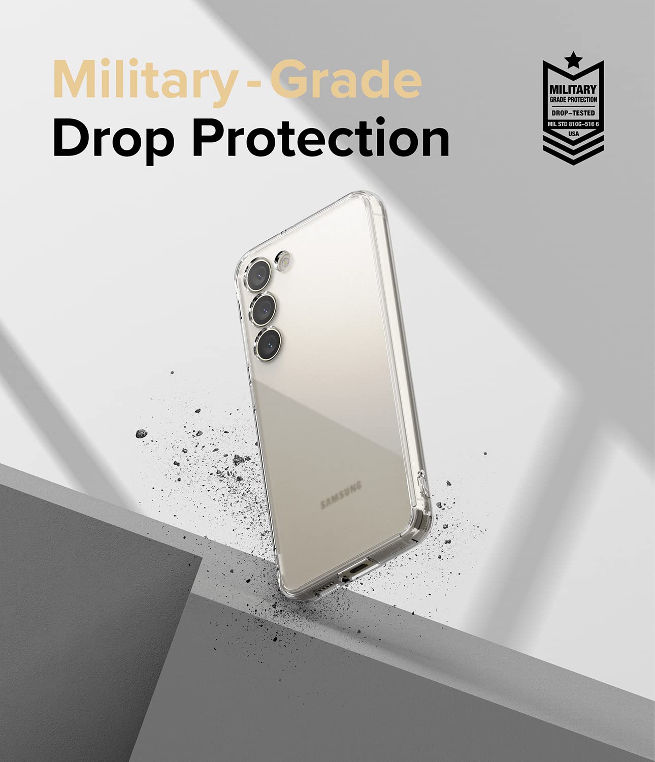 Funda Ringke Fusion Mate Translúcido Antihuellas para Samsung Galaxy S23 5G