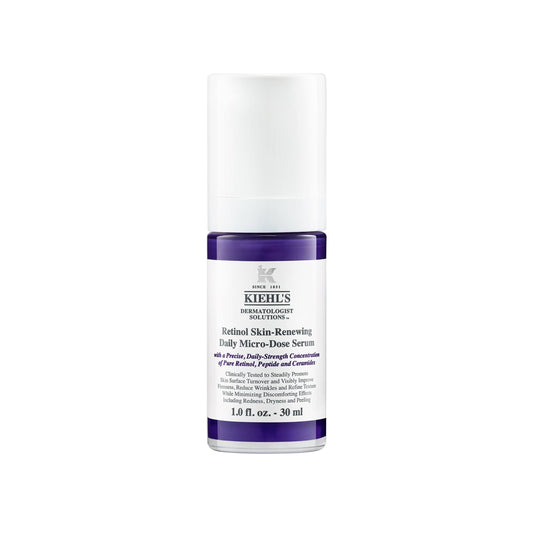 Kiehl's Dermatologist Solutions - Retinol Serum, Suero Antienvejecimiento con Retinol, Reduce Arrugas, Reafirma y Unifica el Tono de Piel, con Retinol, Péptidos y Ceramidas, 30 ml