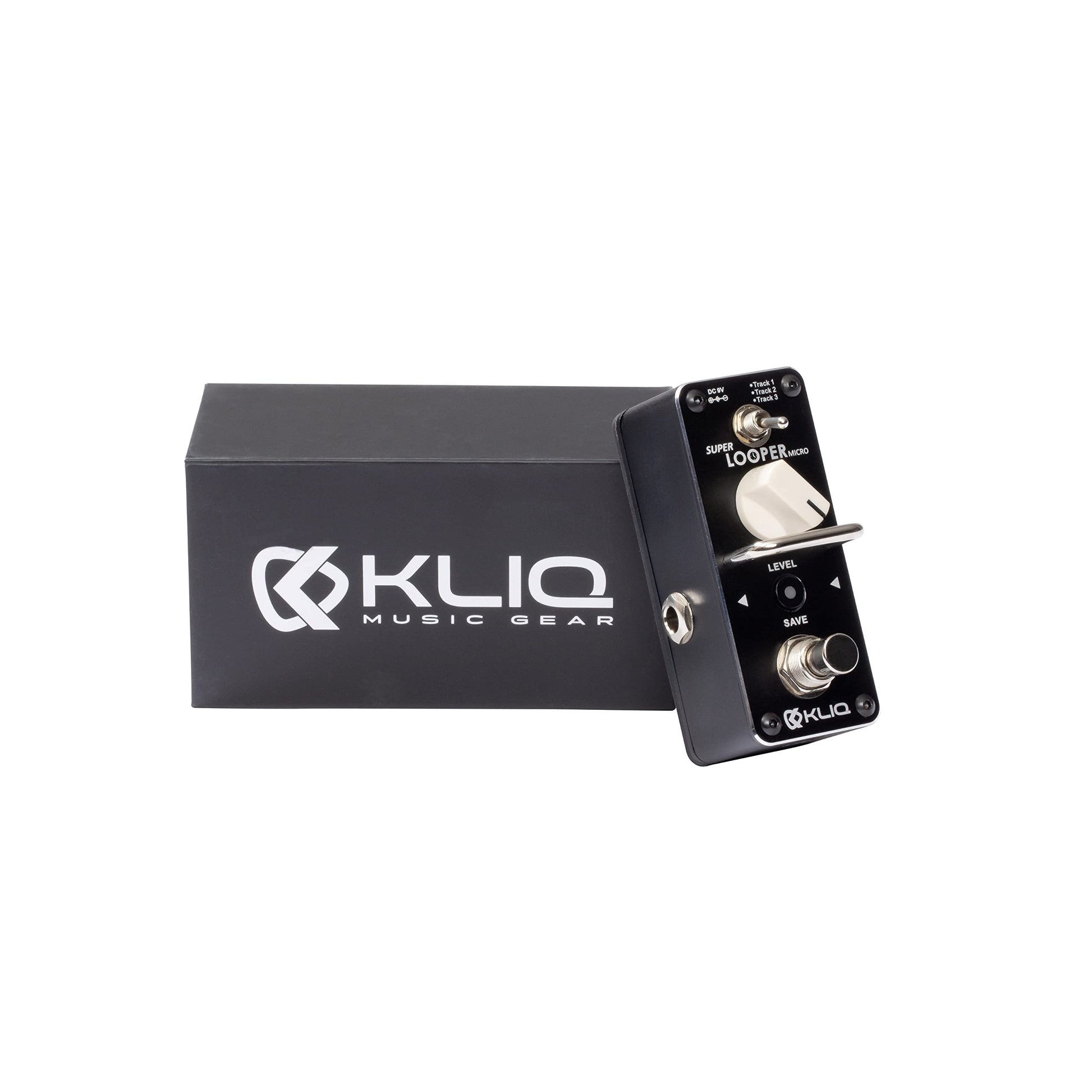 KLIQ Super-Looper - Pedal de efecto micro Looper para guitarra y bajo