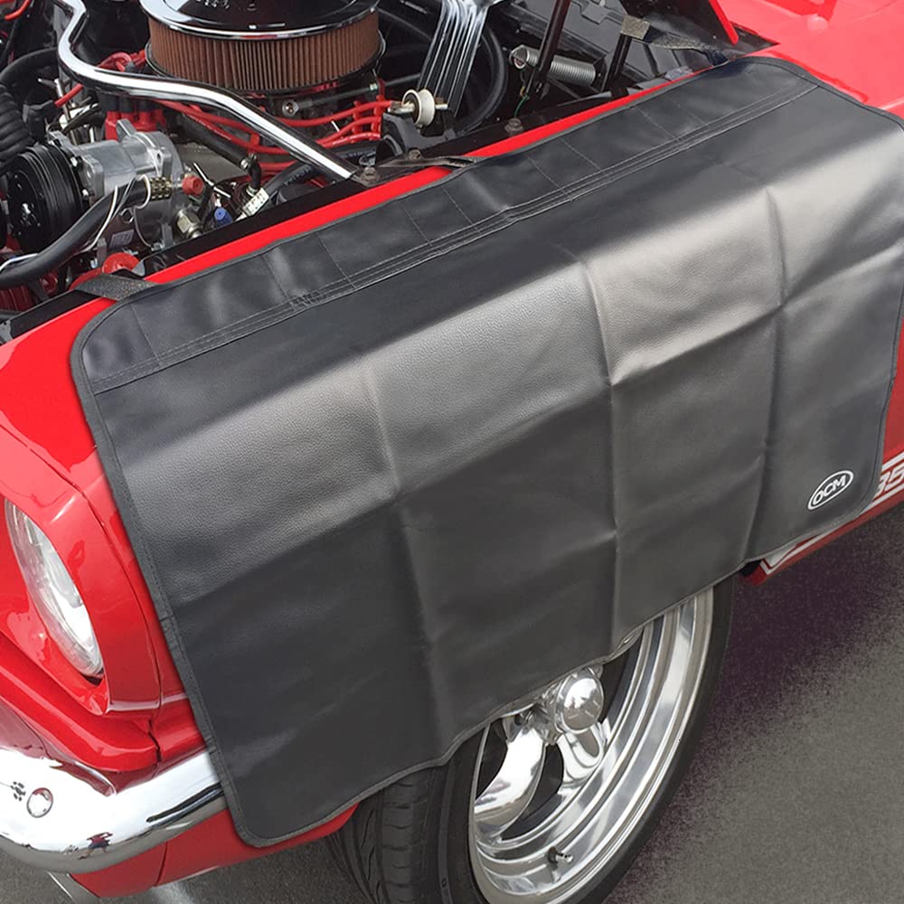 Funda Magnética OCM Negra con 6 Imanes y 3 Correas de Gancho para Mecánico Automotriz