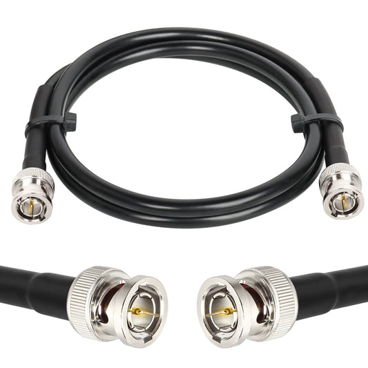 XRDS -RF Cable SDI de 3 pies, cable BNC de vídeo digital macho 75 ohmios RG59 BNC compatible con HD-SDI/3G/6G-SDI/4K/8K
