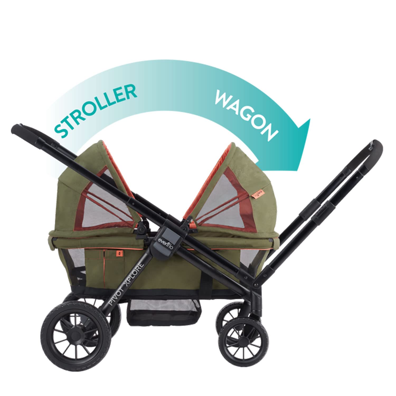 Carriola Todoterreno Evenflo Pivot Xplore Verde Guardabosques