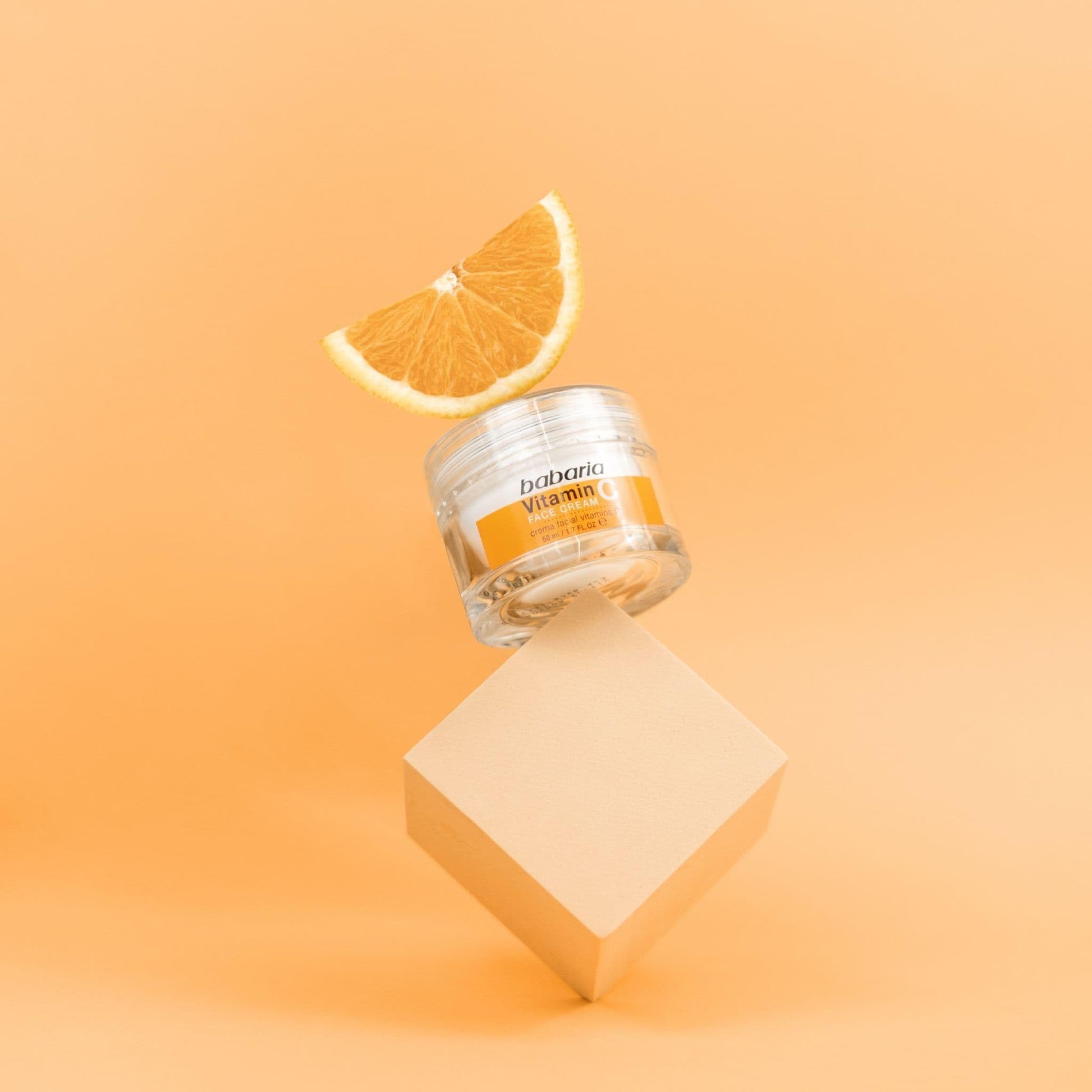 Babaria Crema Facial Vitamina C Babaria, 50ml, Luminosidad para tu rostro.