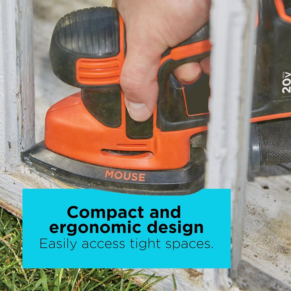 BLACK+DECKER Lijadora de hojas (BDCMS20C)