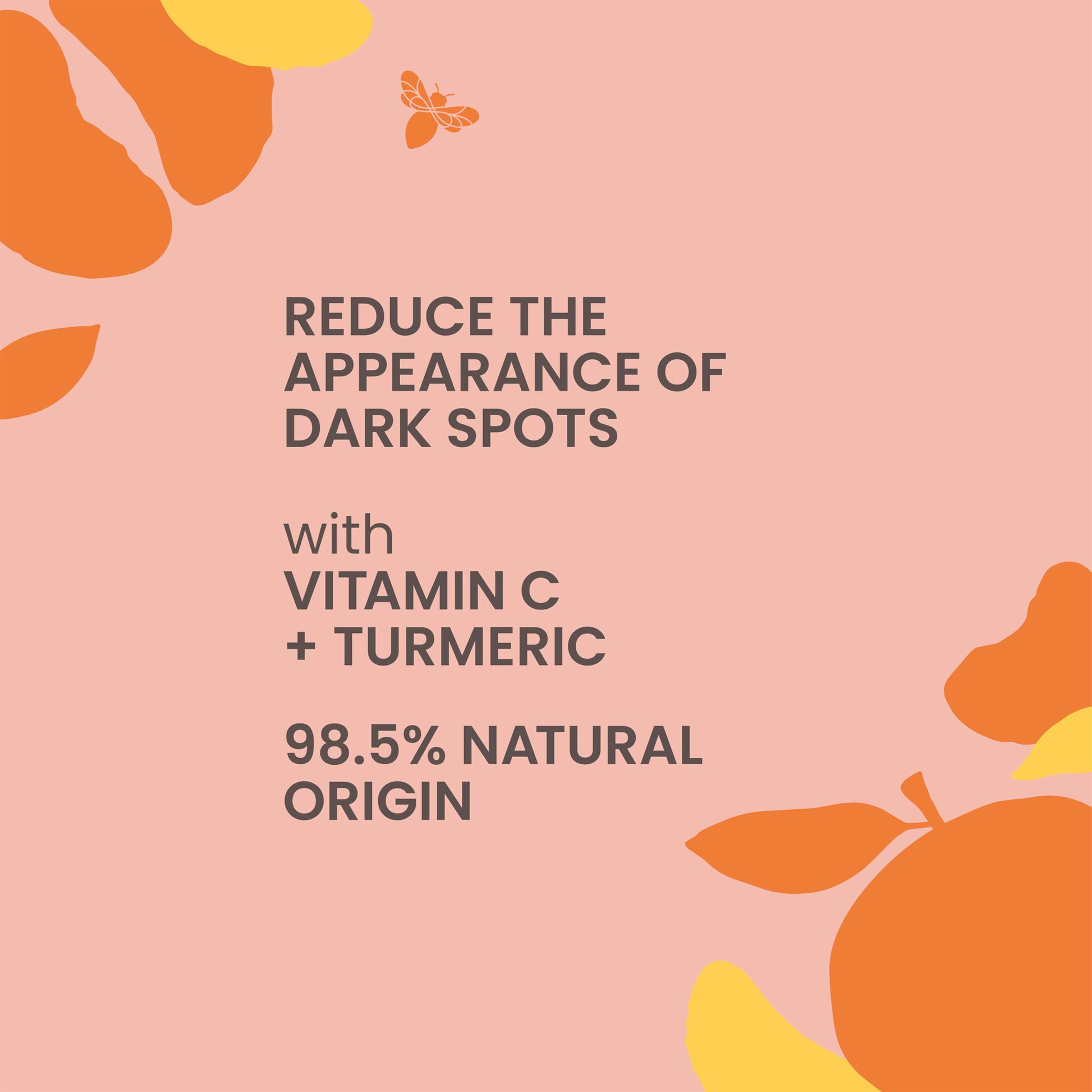 Burt's Bees Brightening Booster Serum, Vitamin C and Turmeric, 1 Ounce
