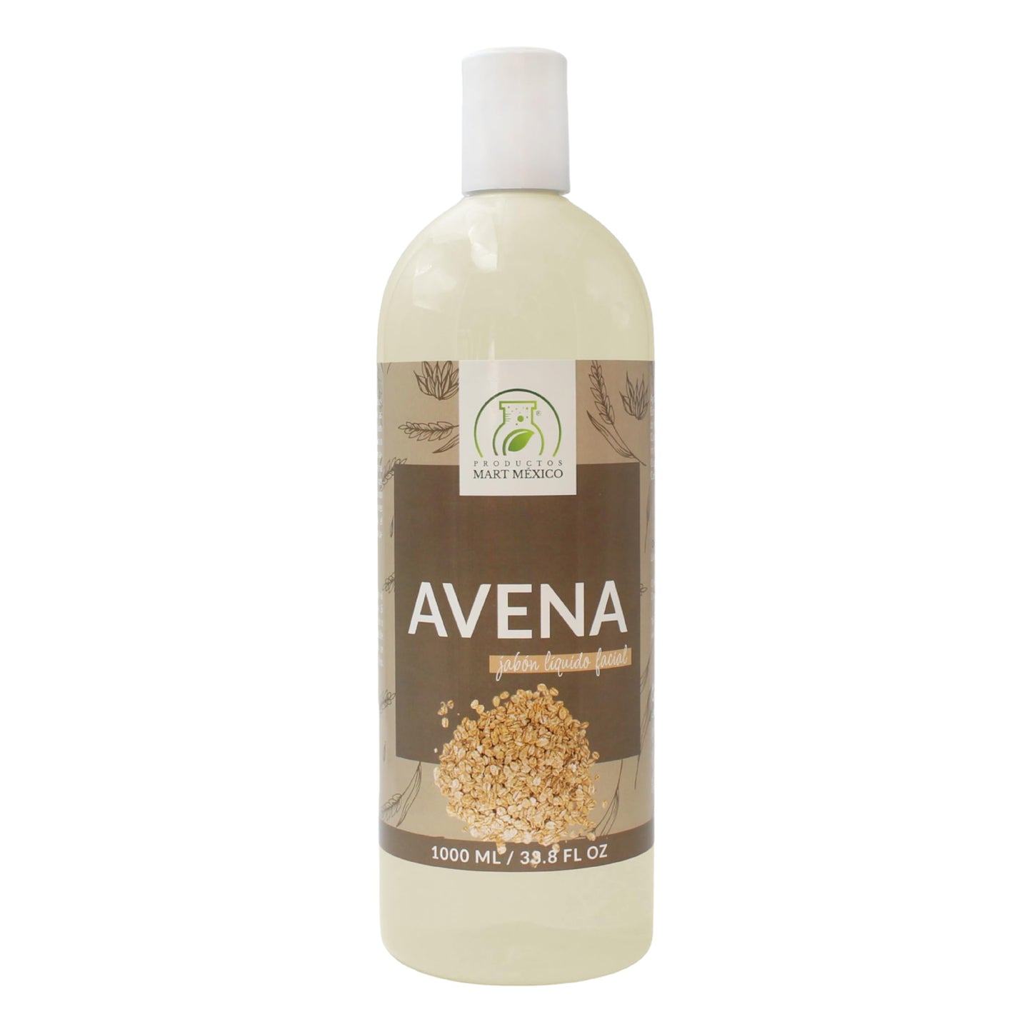 Jabón Líquido Facial De Avena Piel Luminosa 1 Litro Productos Mart Mexico