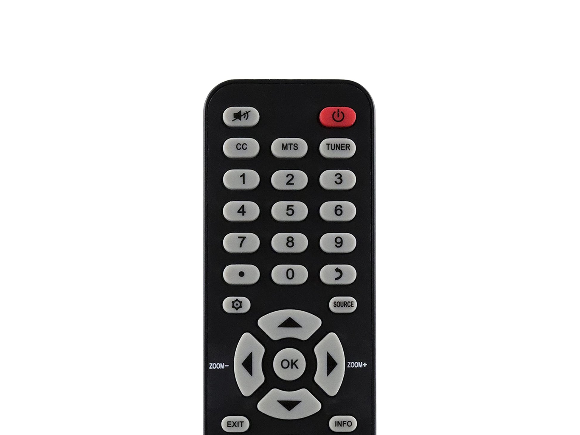 LIDERT Control Remoto ATVIO JVC Smart TV Modelos 43d1620 49d1620 55d1620, S139h S140fs, (Comprar únicamente si tu Control es Igual al Que se Muestra en la Imagen.)