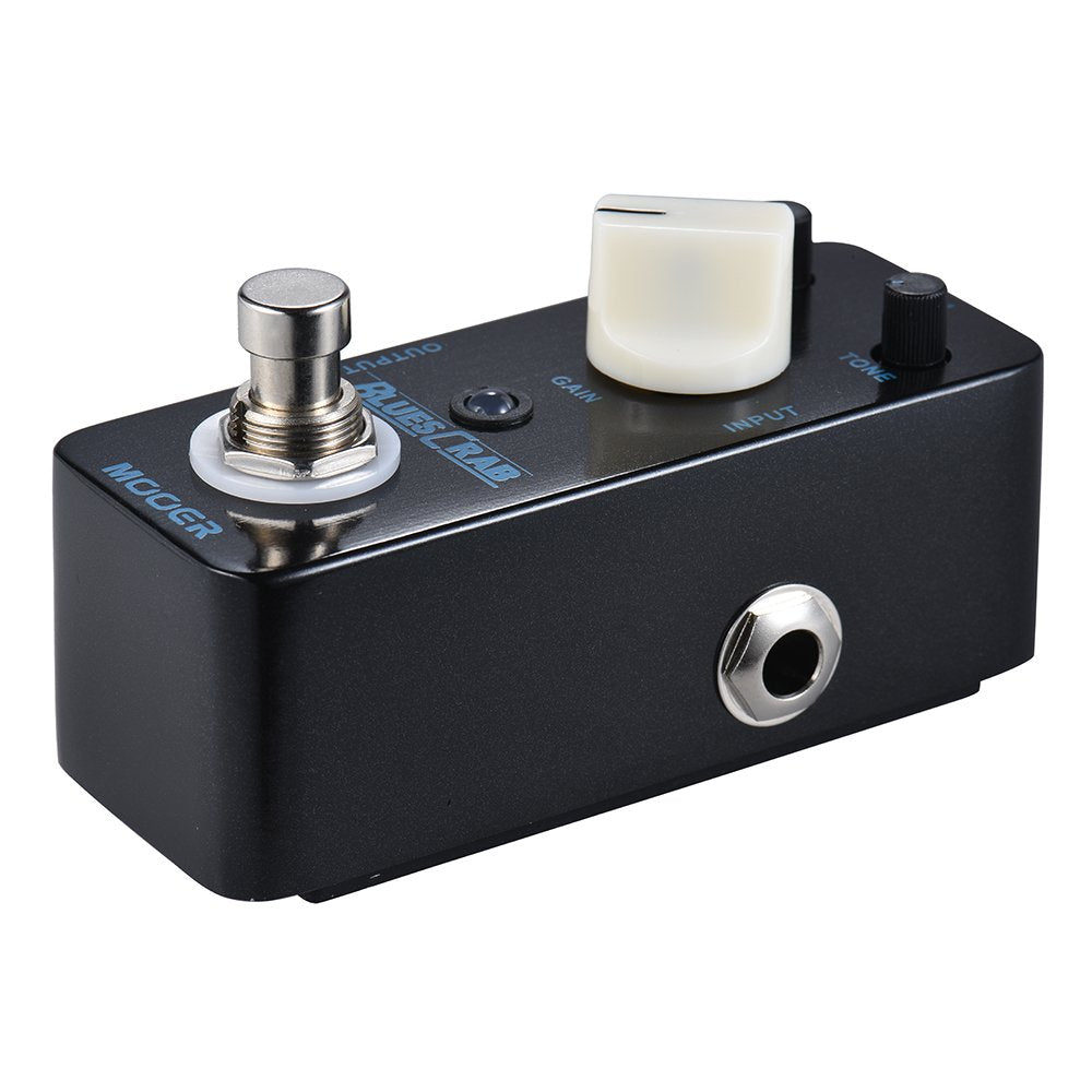Pedal de Efectos Blues Crab Multicolor True Bypass Completamente Metálica para Guitarra