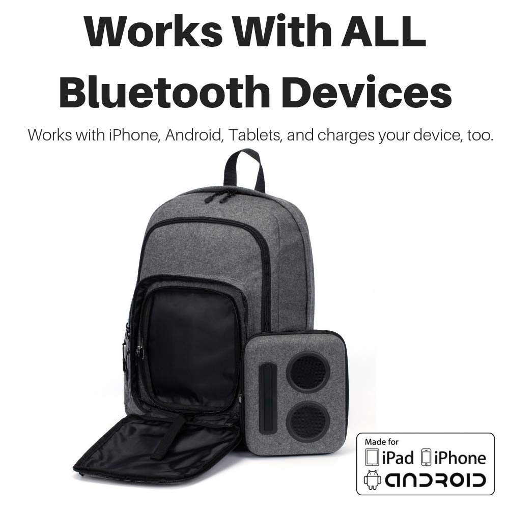 Mochila con Altavoces Rager 2017 Bluetooth Gris