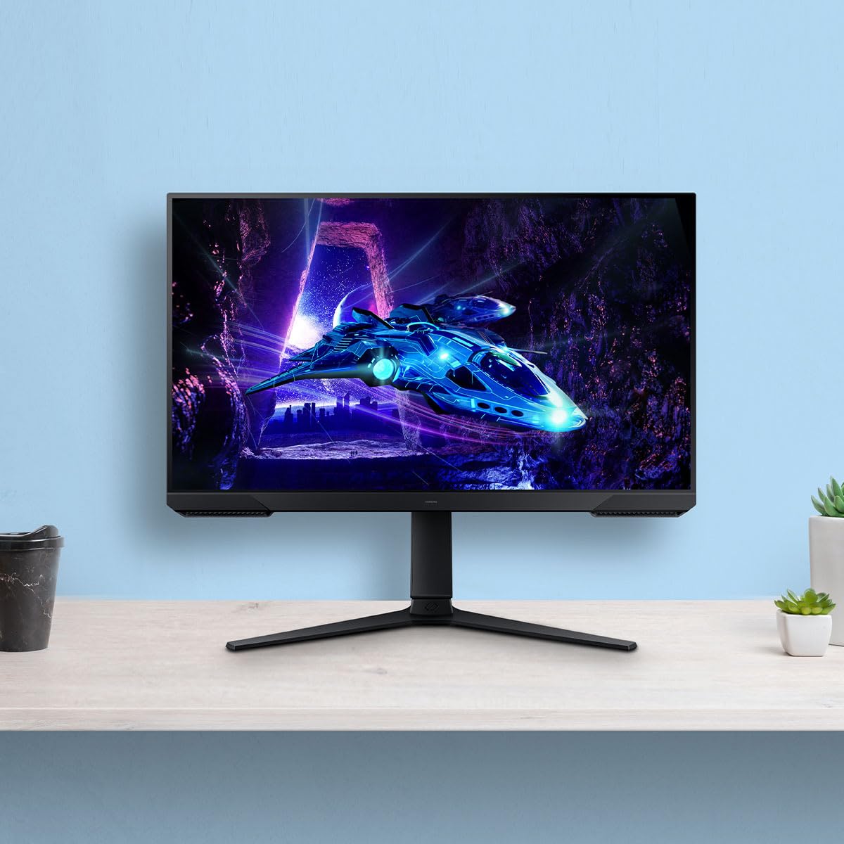 Samsung 27" Odyssey Monitor G30D FHD 180Hz, AMD FreeSync, Tasa de refresco de 180 Hz y Tiempo de Respuesta de 1 ms (MPRT), Eye Saver, Soporte ergonómico LS27DG300ELXZX