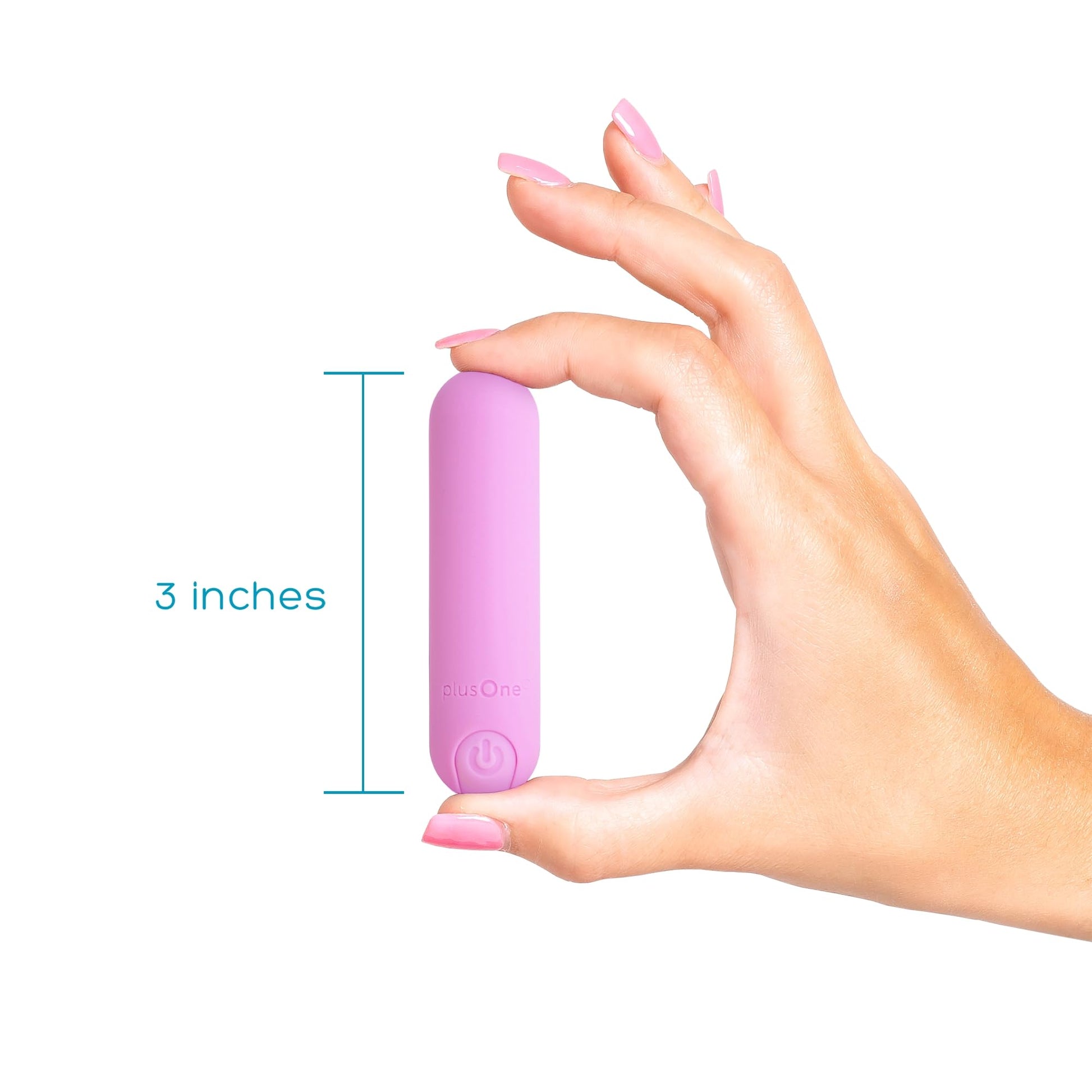 Vibrador Bala plusOne Rosa Silicona BodySafe Impermeable Recargable para Mujer