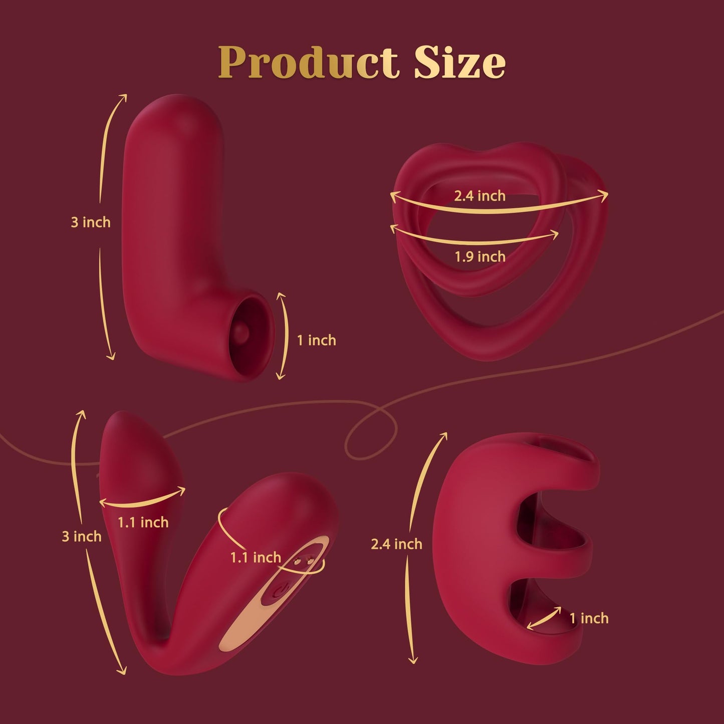 Kit Vibrador Tracy's Dog Versátil Juego para Adultos con Control Remoto para Mujeres y Parejas