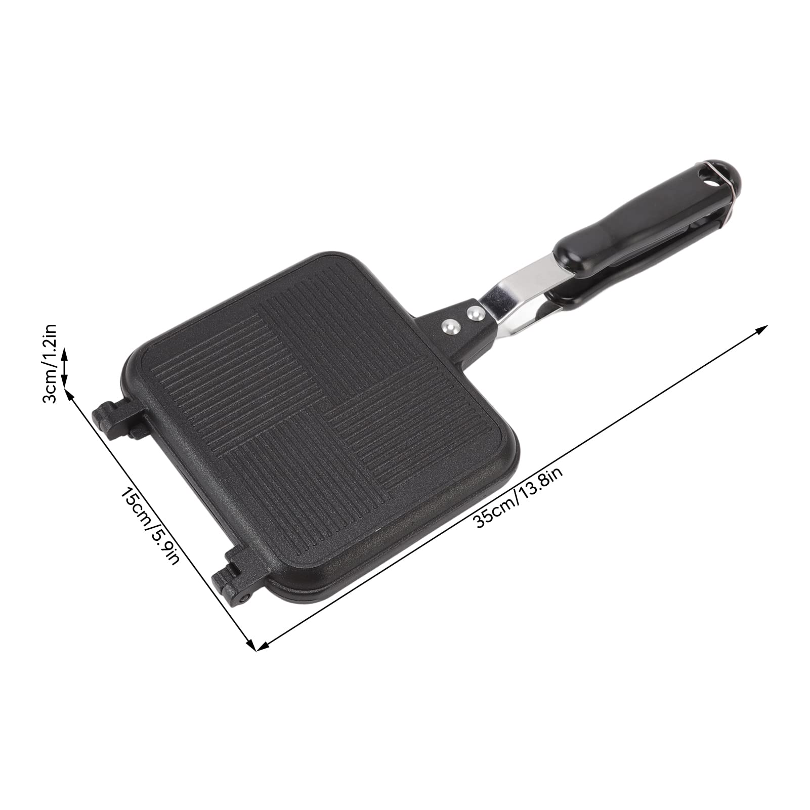 Hztyyier Sandwichera Caliente, Tostadora Panini Press Desayuno Sandwichera, Sandwichera Antiadherente de Doble Cara para Cocina ywrf682kag