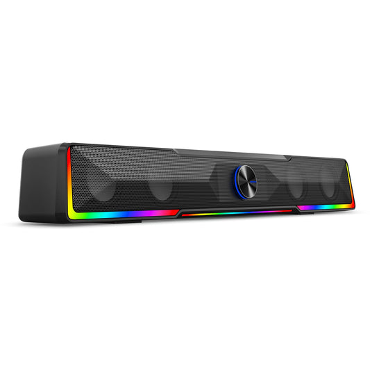 Altavoz para Computadora Redragon RGB Bluetooth USB con Sonido Estéreo y Luz Retroiluminada