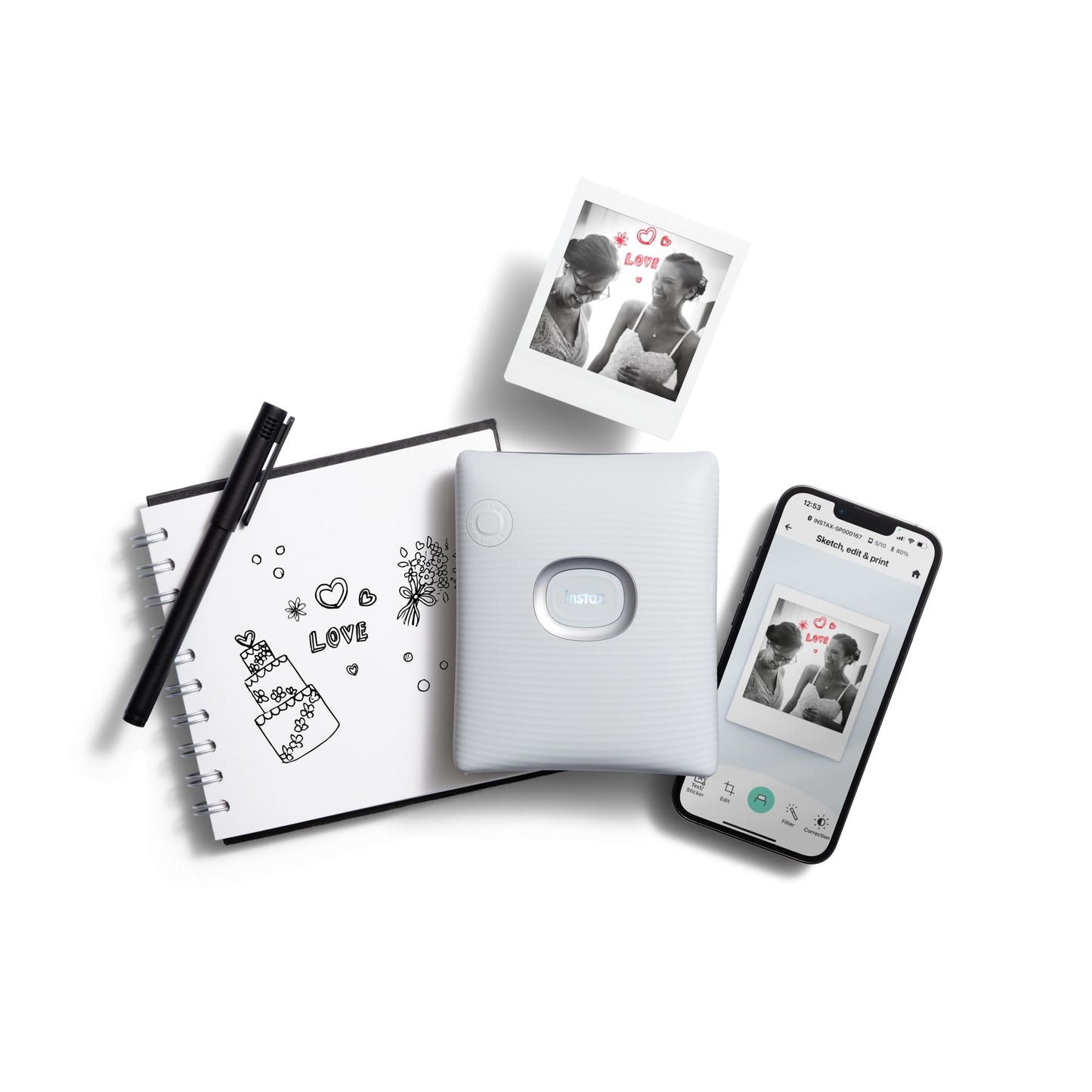 Fujifilm Impresora instax Link SQ Blanca