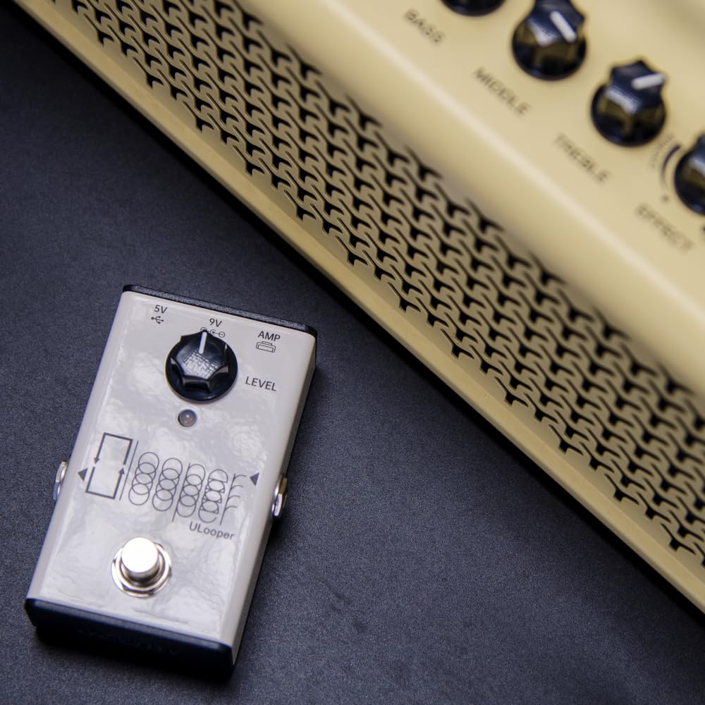 XSONIC ULooper: Looper Dedicado para Amplificadores de Guitarra, con Sonido de Loop Inalterado, 180 Min de Grabación, Salida de Línea, compatible con Spark, KATANA, THR, Mustang y más.