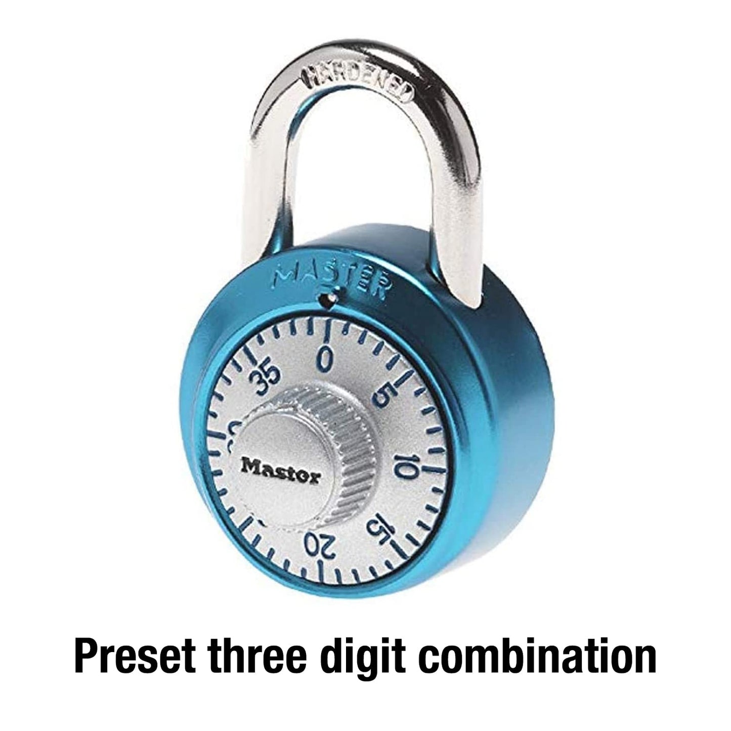 Candado de Combinación Master Lock Azul Claro