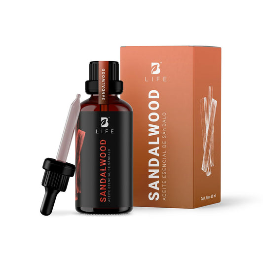 Aceite Esencial B Life Sándalo Aromalogía Ingredientes Puros y Naturales 50 ml