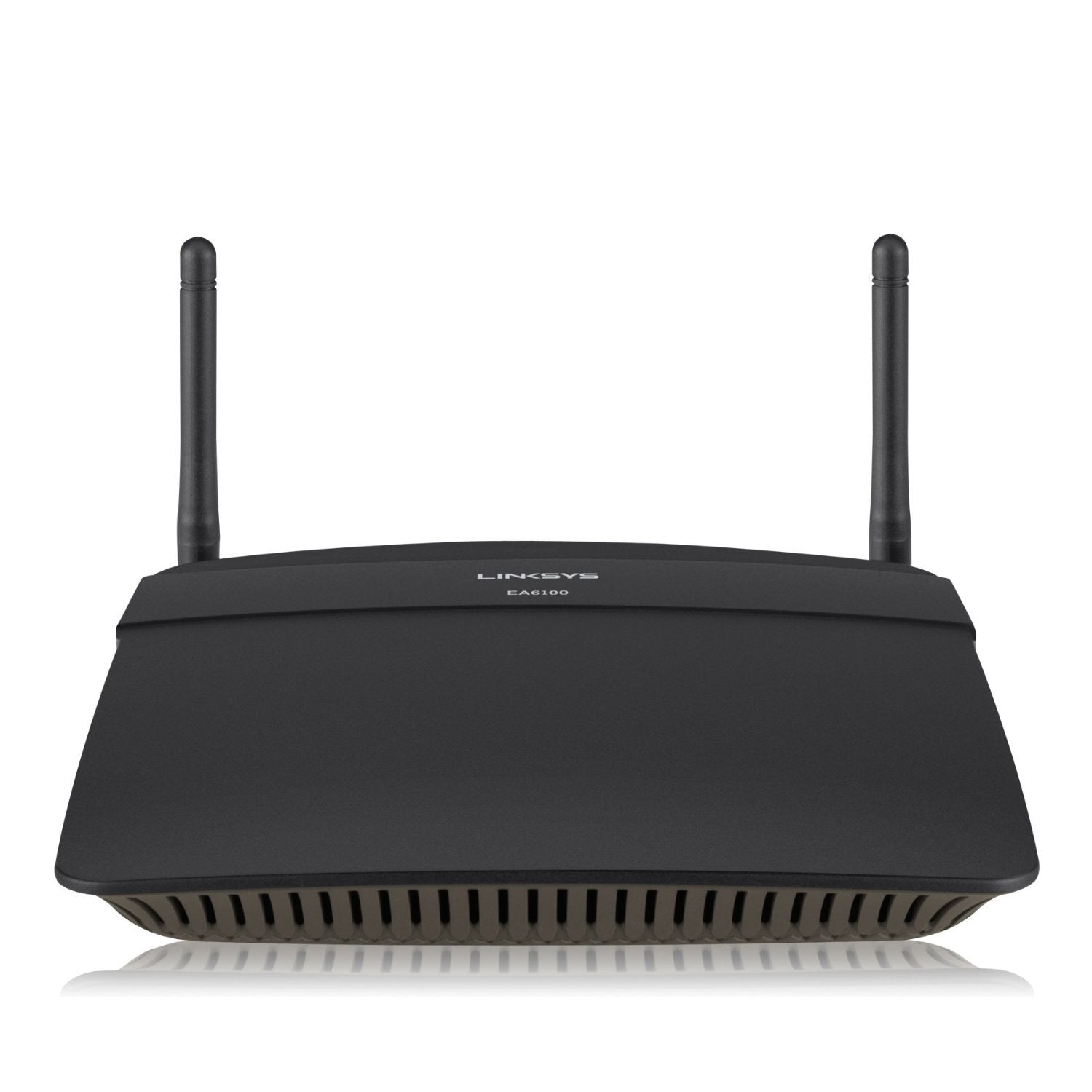 Linksys EA6100 AC1200 Enrutador Linksys N900+ Wi-Fi de banda dual+ con puertos Gigabit y aplicación Smart Wi-Fi que te permite controlar tu red desde cualquier parte