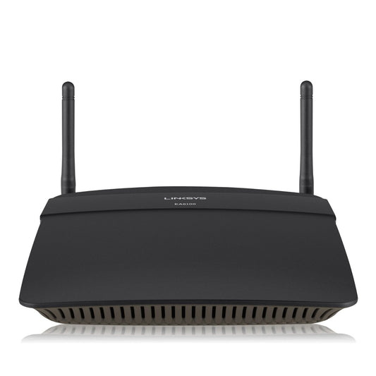 Linksys EA6100 AC1200 Enrutador Linksys N900+ Wi-Fi de banda dual+ con puertos Gigabit y aplicación Smart Wi-Fi que te permite controlar tu red desde cualquier parte
