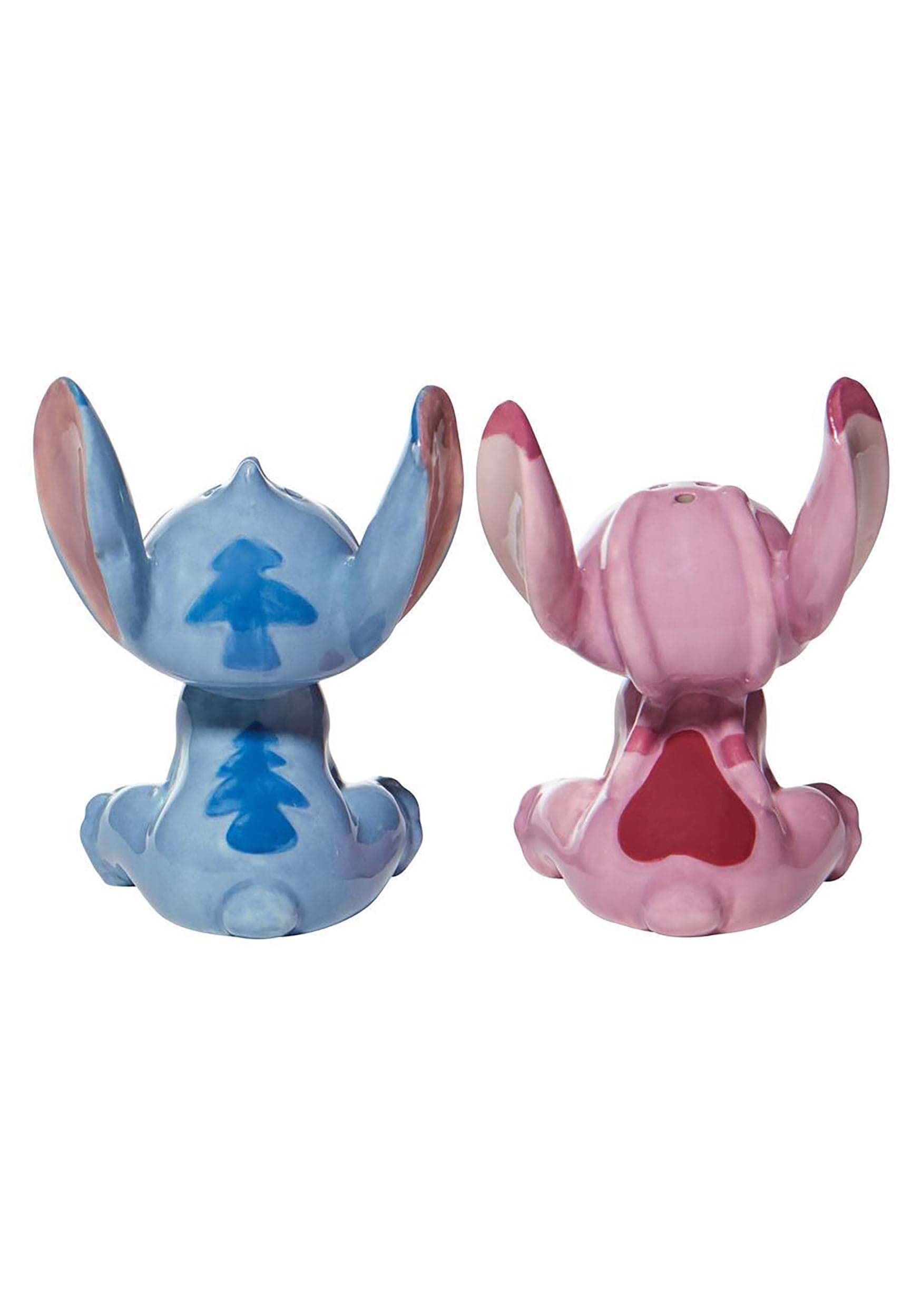 Juego de Salero y Pimentero Enesco Disney Ceramics Stitch and Angel multicolor