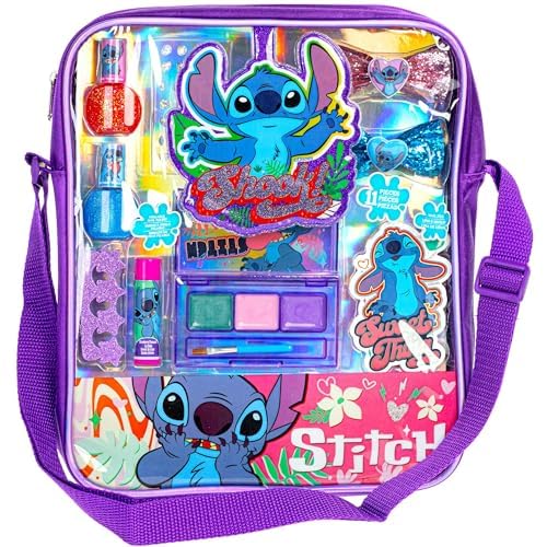Stitch Mochila de Maquillaje Infantil Set de Belleza Regalo para Niñas