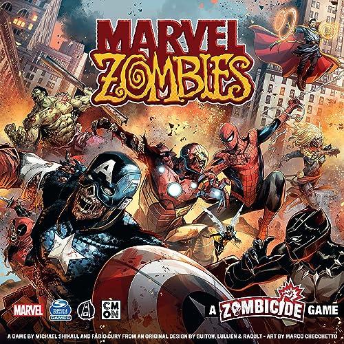 Cmon - Marvel Zombies A Zombicide Game | Juego De Mesa De Estrategia | Juego Cooperativo Para Adolescentes Y Adultos | Juego De Mesa De Zombis