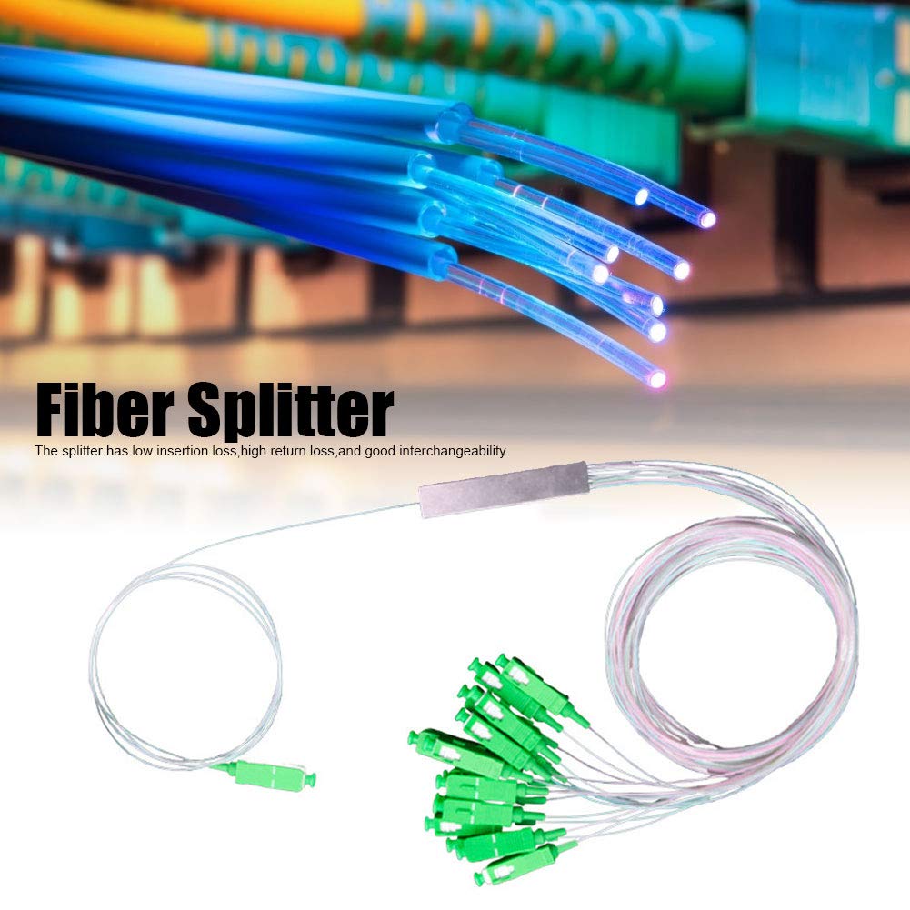 Splitter Óptico 1x16 PLC SC 0.9SM para Cableado de Fibra