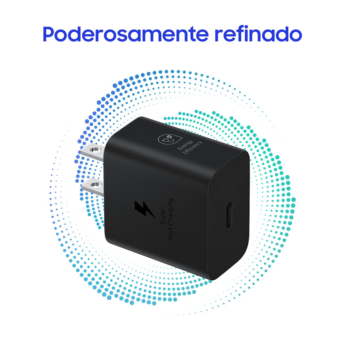 Adaptador de Corriente SAMSUNG USB-C Negro Compacto 25W