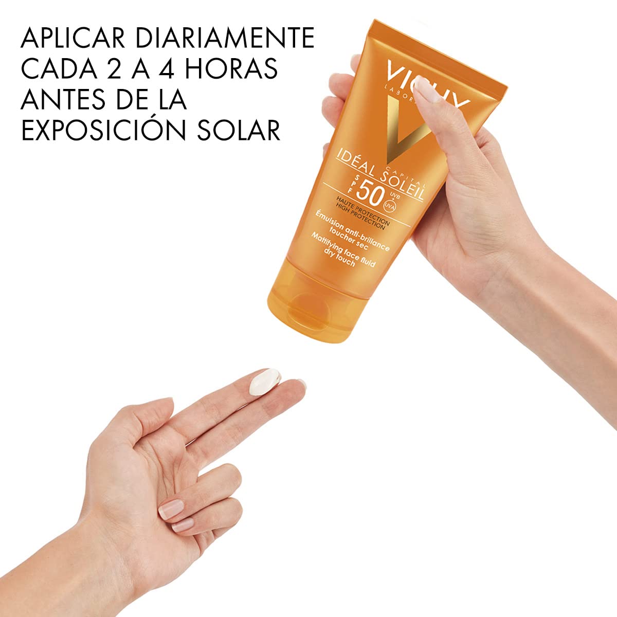 Protector Solar Facial Vichy Toque Seco FPS 50+ 50ml