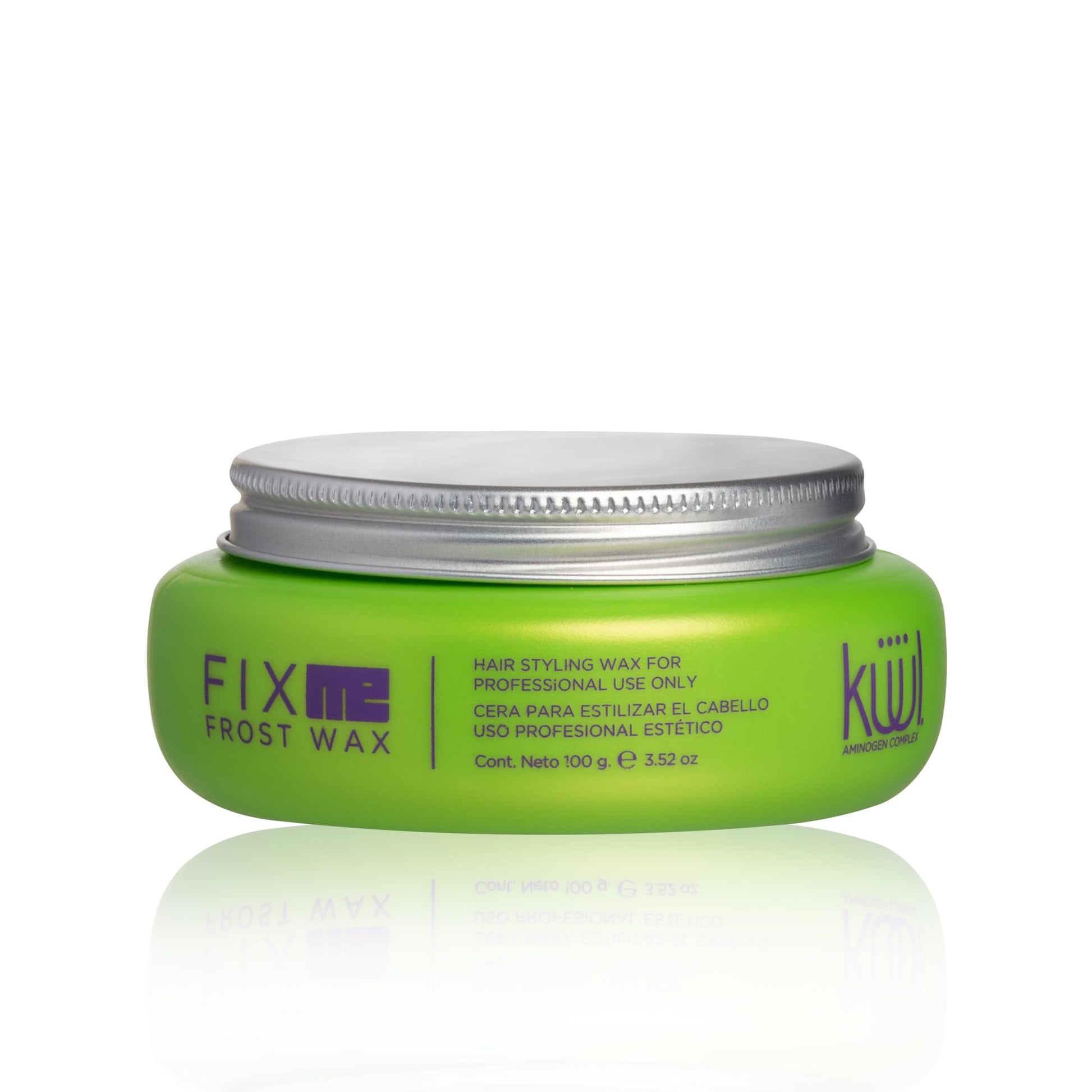 KÜÜL - Fix Me Frost Wax Cera para Cabello 100 g, de Aspecto Natural y Apariencia Brillante, Separa y Define el Cabello, Aporta 100% Brillo, No Deja el Cabello Duro, Ideal para Cabello Abundante