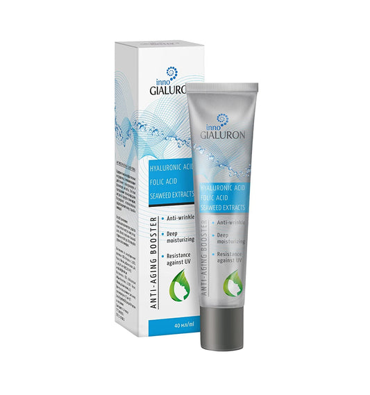 Nincrane FlexMotion Hyaluron Neo Anti-aging Booster With Hyaluronic Acid Anti-wrinkle Cream 50 ml. (1.7 Fl Oz) Rejuvenating Effect Reducing Wrinkles and Protecting the Skin from Environmental Stress Factors