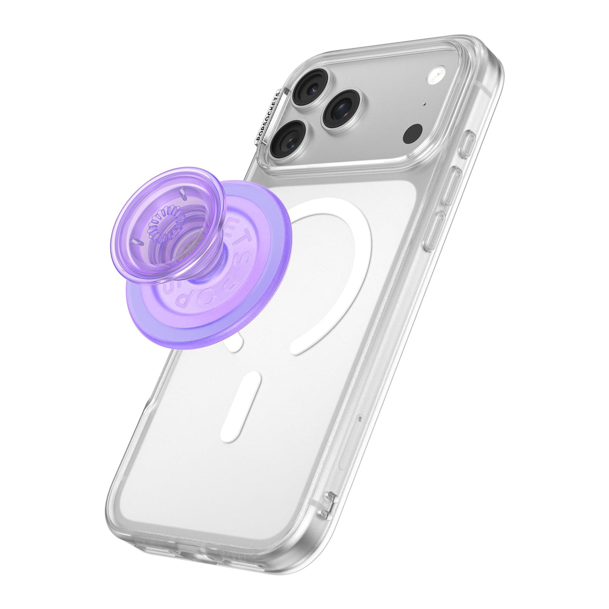 Soporte y Agarre Magnético PopGrip para iPhone con Parte Superior Intercambiable para MagSafe