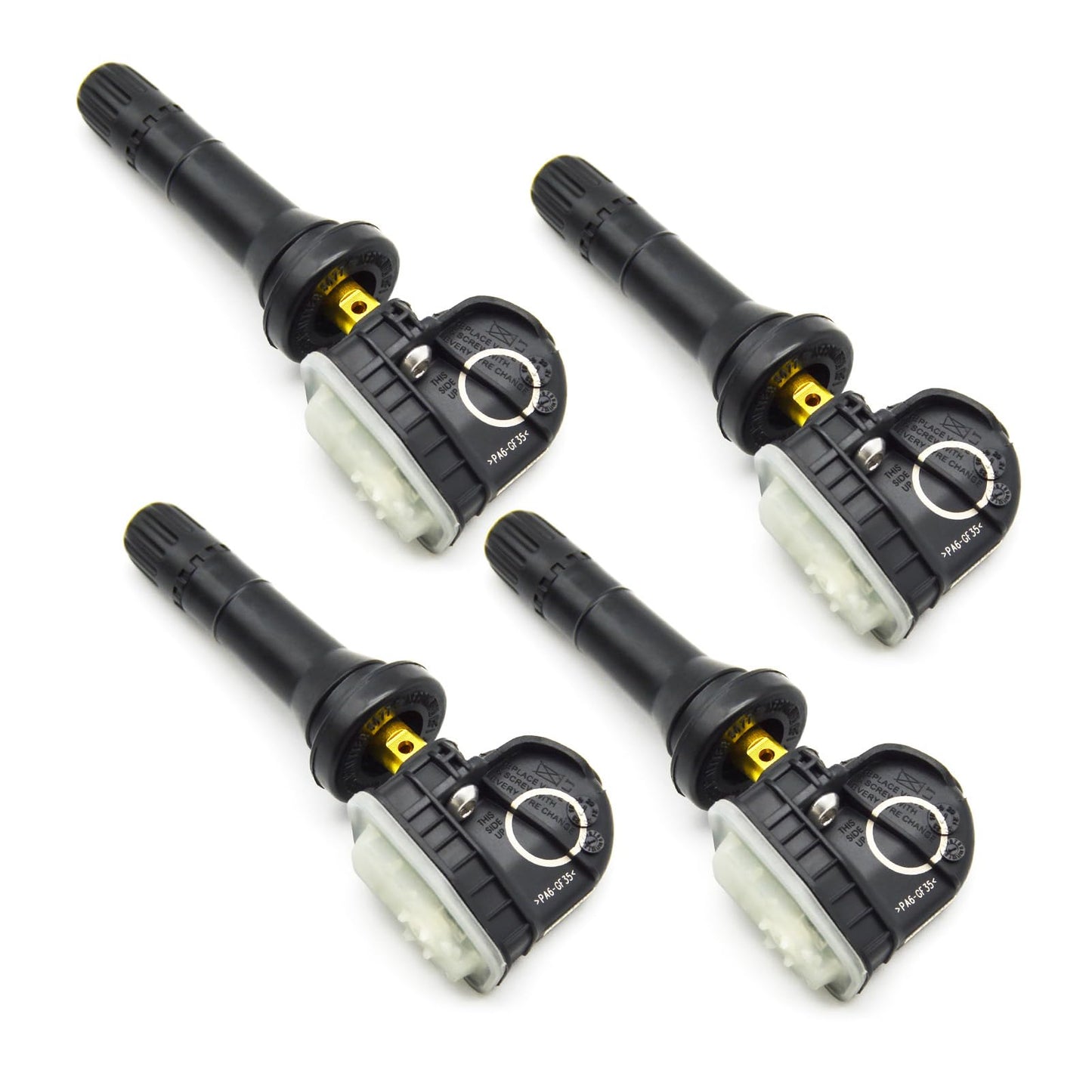 Paquete de 4 Sensores de Presión de Neumáticos IZYSS Programados en 315MHz para Ford y Lincoln