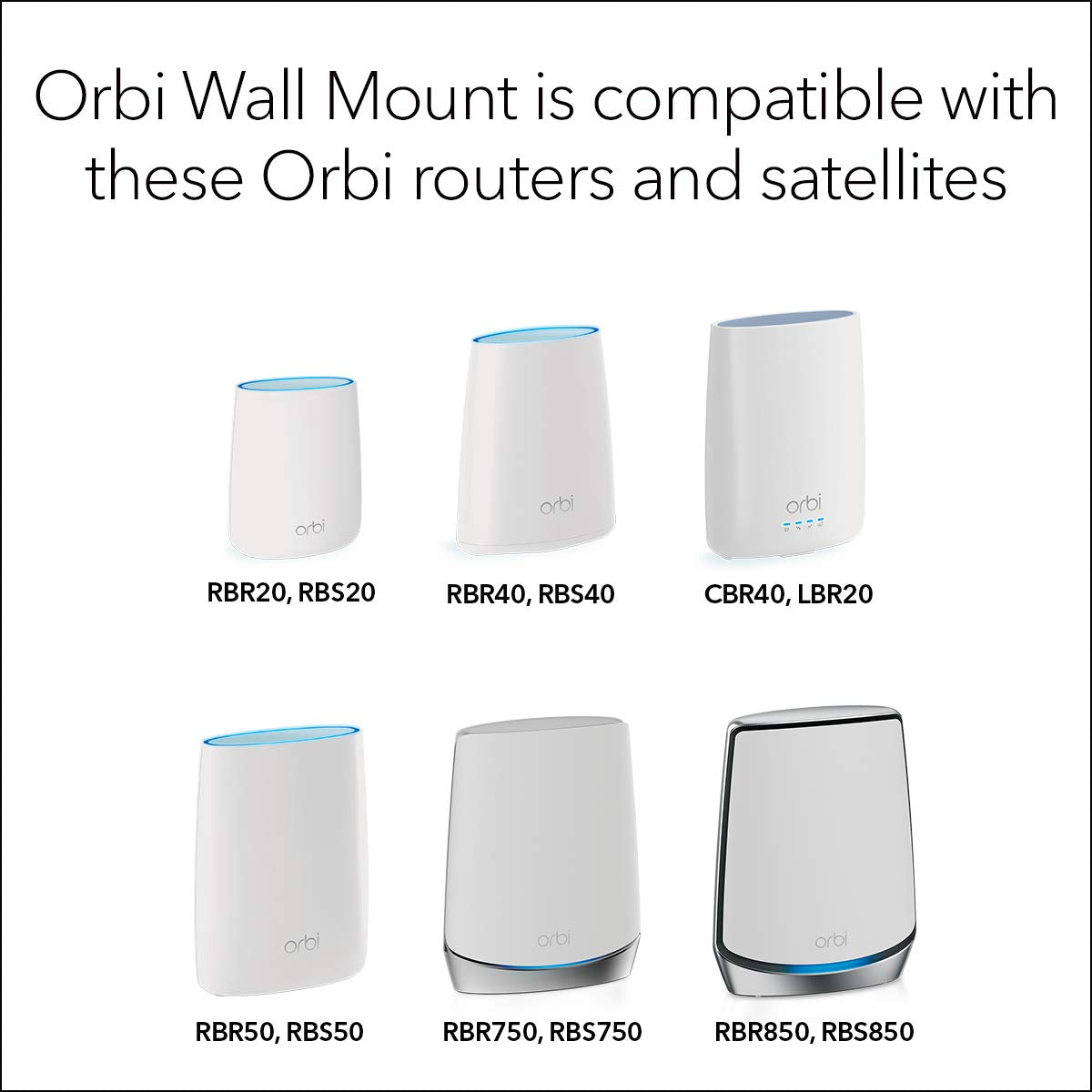 Soporte de Pared NETGEAR Orbi Blanco Compatible con Router WiFi Orbi