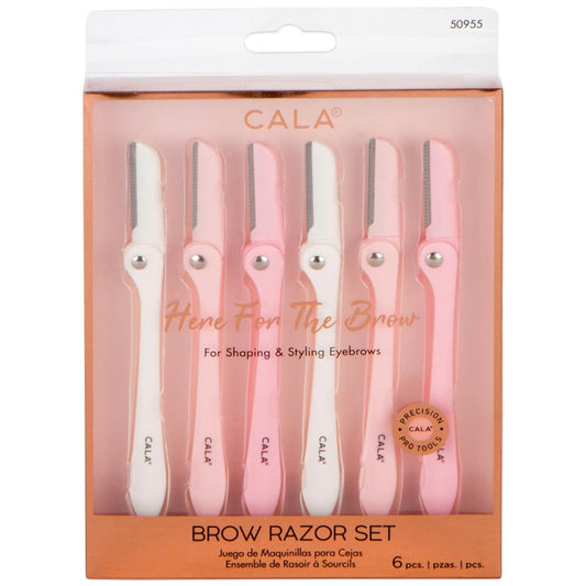 Set de Rasuradoras de Cejas Cala 6 Piezas