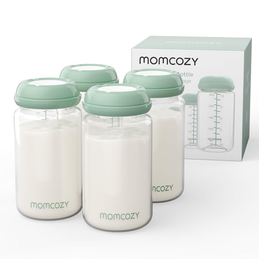 Biberón Natural Momcozy Blanco Sin BPA para Guardar Leche Materna 283 g