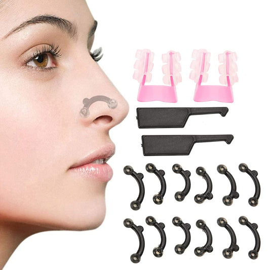 Kit de Herramientas de Belleza Fashion Nariz 3D, 16 Piezas 3 Tamaños