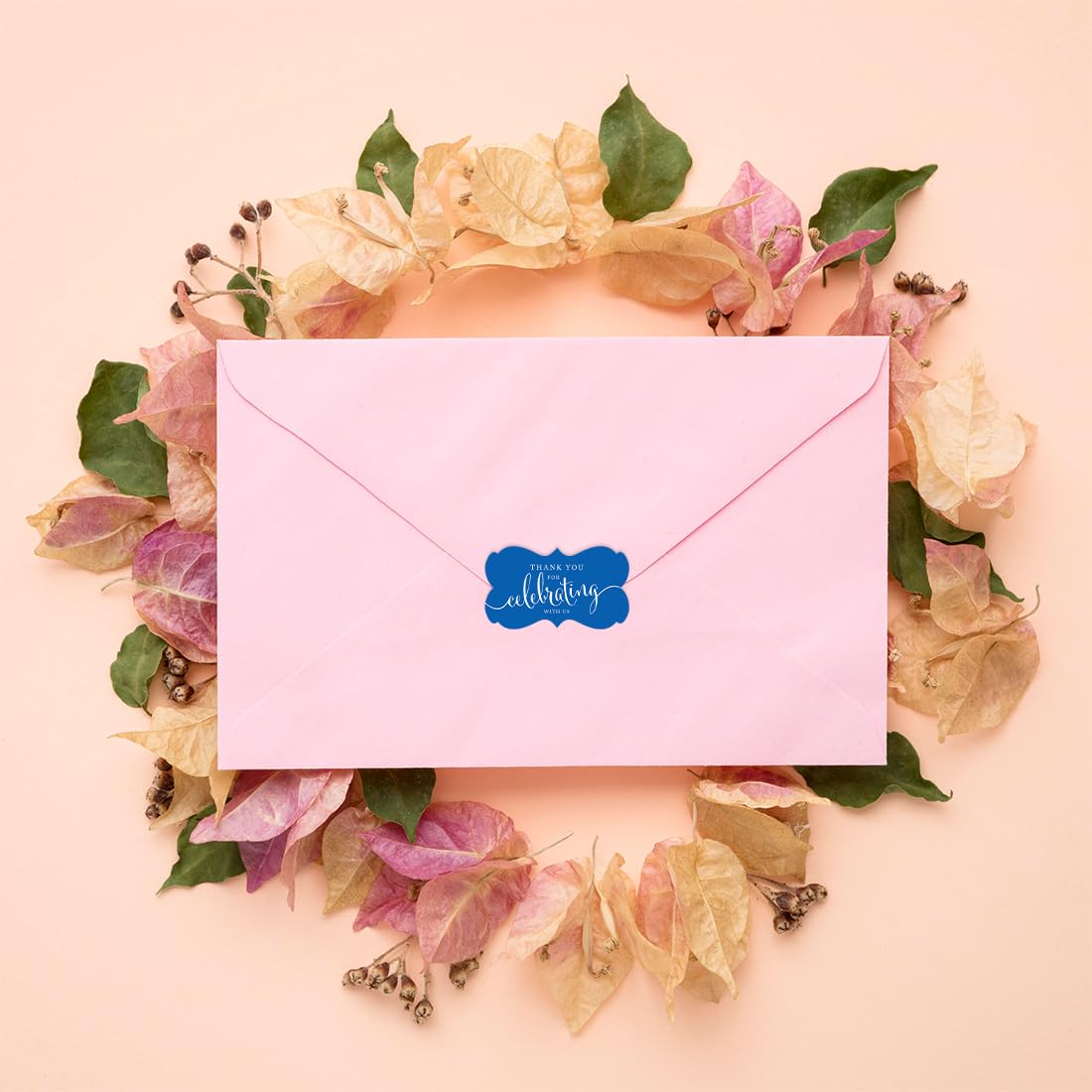 Andaz Press Etiqueta para sobre , Thank You for Celebrating Azul Real, 1, 36.00