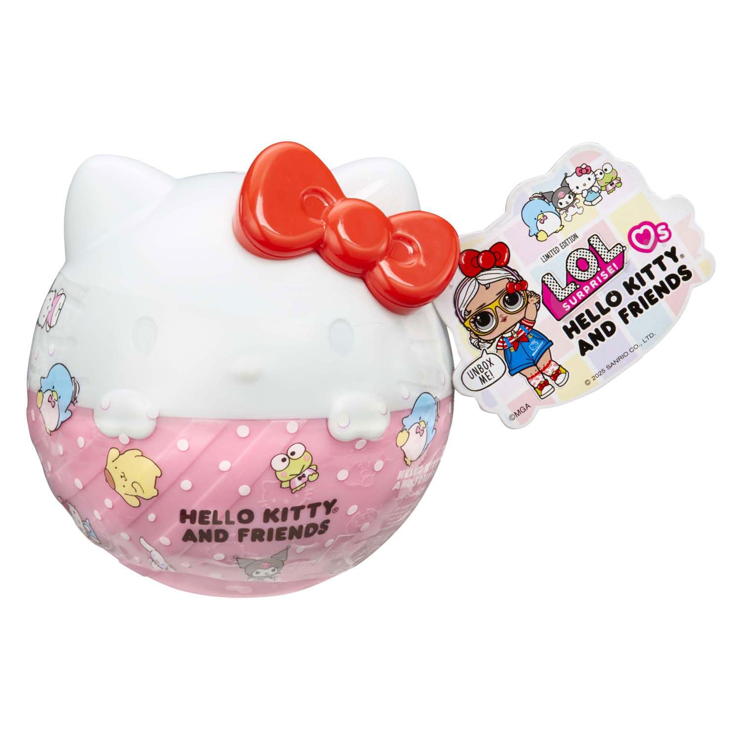 L.O.L. Surprise! Loves Hello Kitty and Friends - 1 muñeca con 7 sorpresas, Surtido Aleatorio, 8 peques de edición Limitada para coleccionar, Regalo Ideal para niños Mayores de 4 años