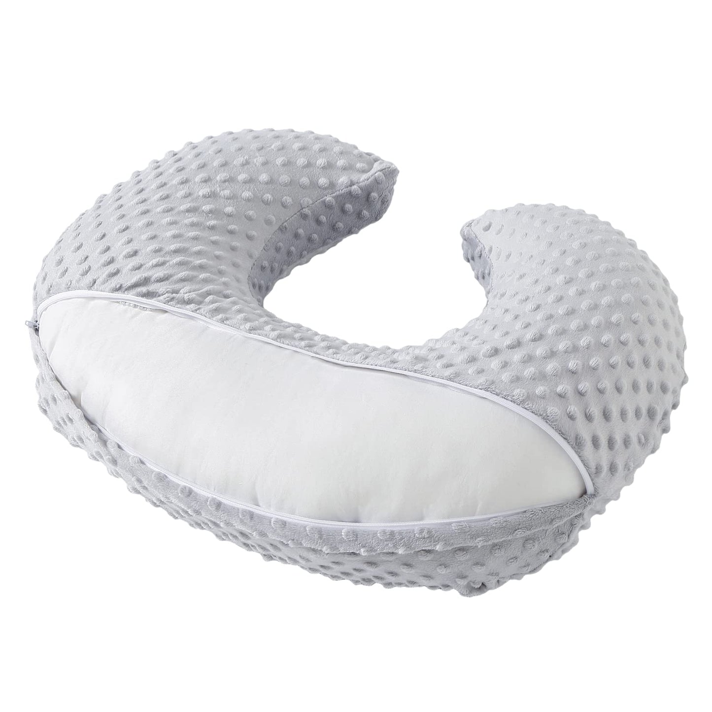 Funda de almohada para lactancia y posicionador para lactancia materna y alimentación con biberón, apoyo para bebé, tiempo de barriga, soporte para sentarse al bebé, soporte para despertarlo, solo