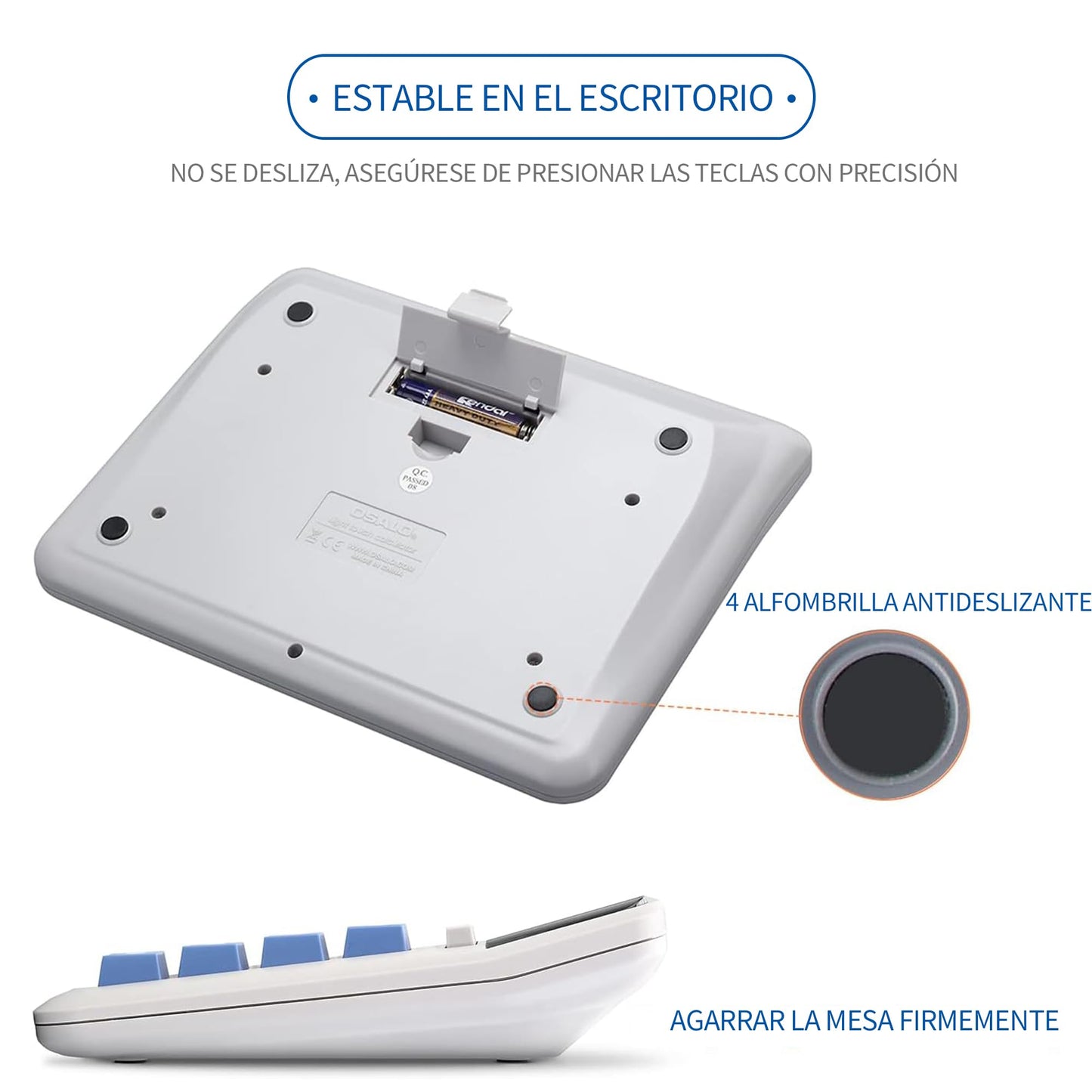 Calculadora de Escritorio Pendancy LCD Extra grande botón de Respuesta Gigante