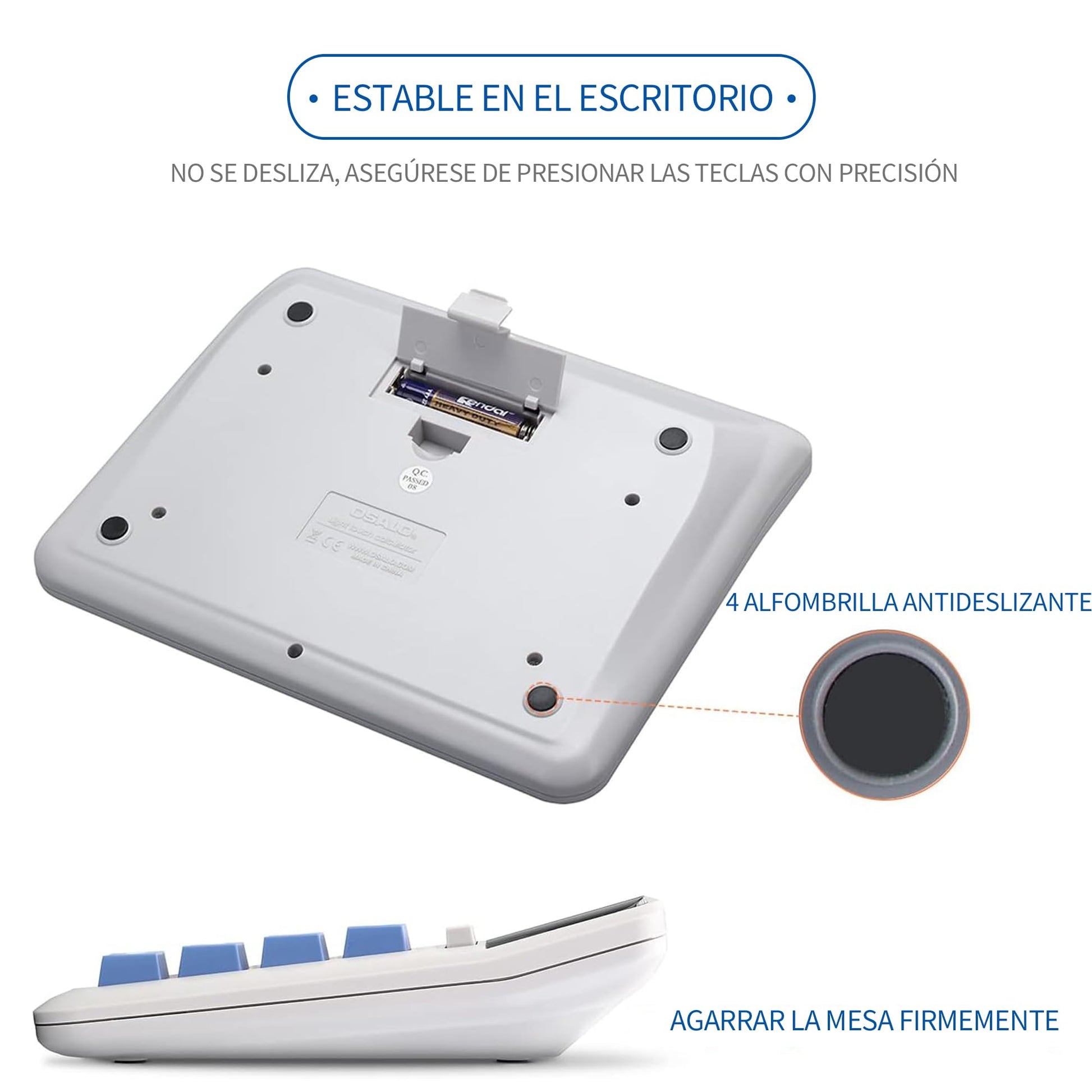 Calculadora de Escritorio Pendancy LCD Extra grande botón de Respuesta Gigante