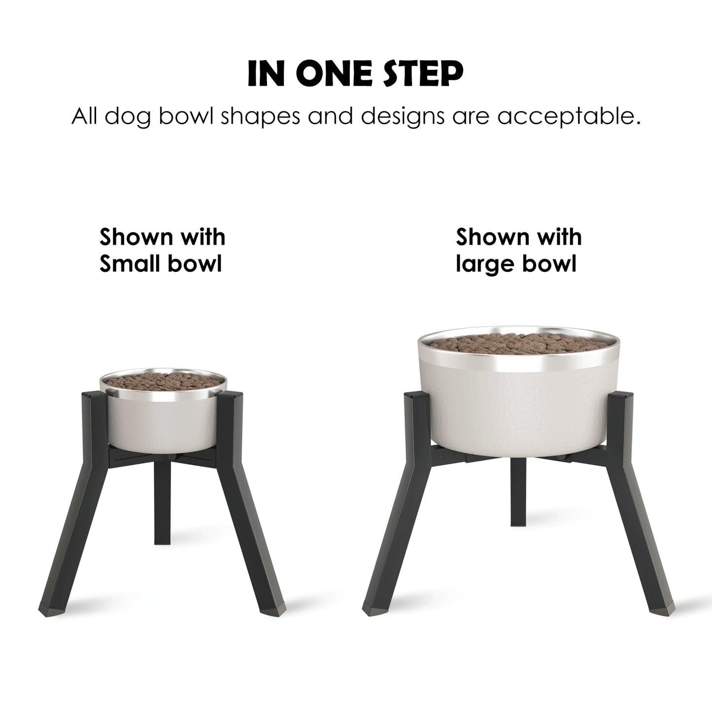 Soporte para Cuencos TIDANT Ajustable y Elevado para Perros Medianos y Grandes