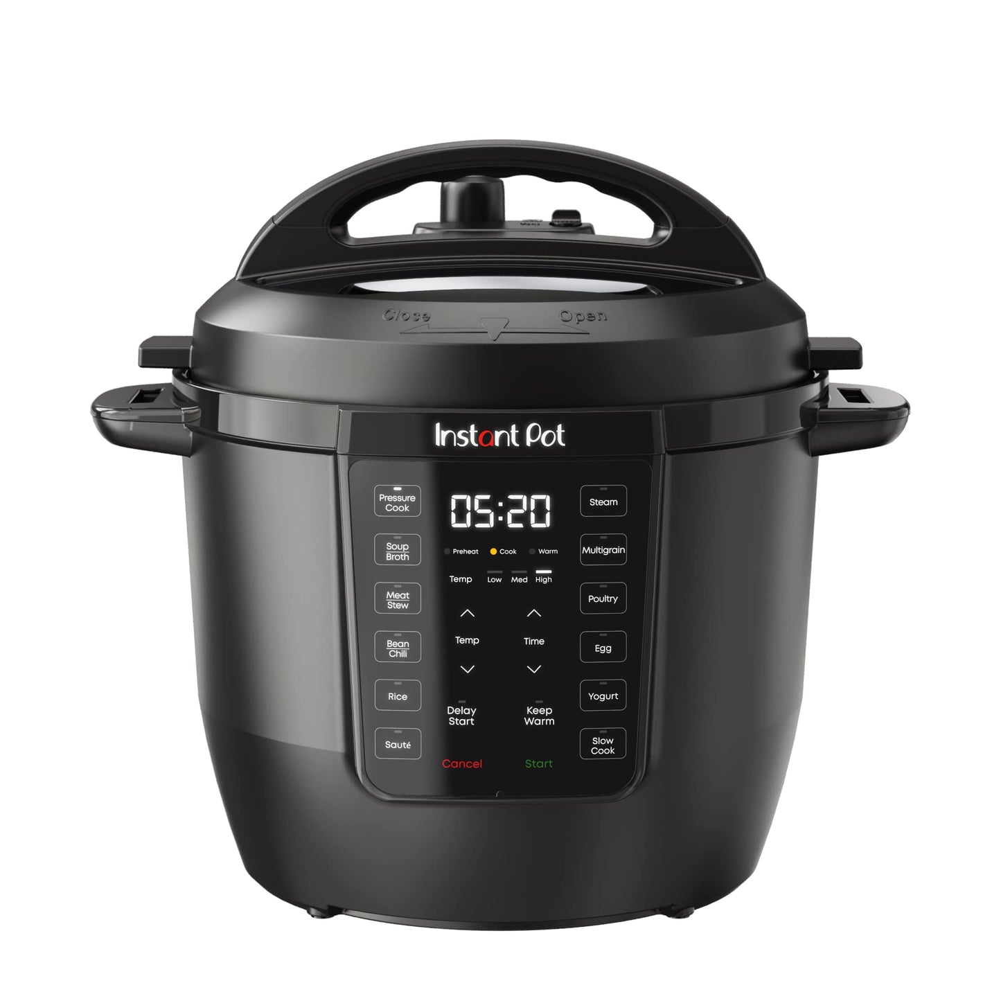Instant Pot RIO, 7 en 1, olla de presión, olla de cocción lenta, olla de arroz, vaporizador, salteado, yogur y calentador, incluye aplicación con más de 800 recetas, 6 cuartos de galón